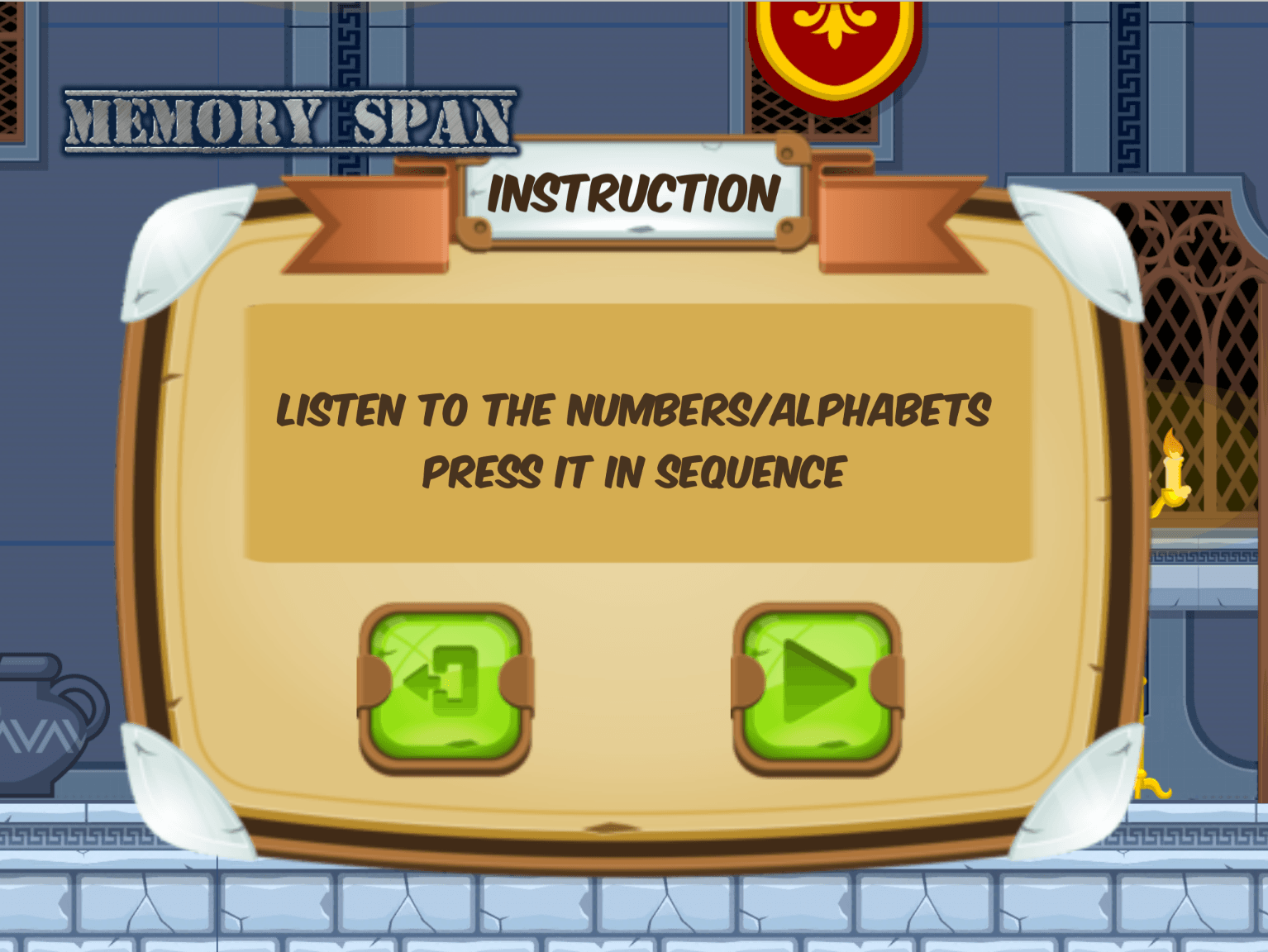 Memory Span 1